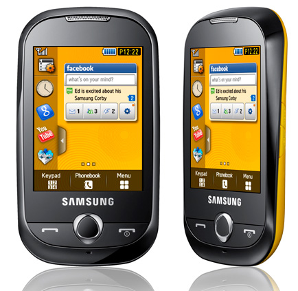 Samsung S3650 Corby: простой сенсорный телефон