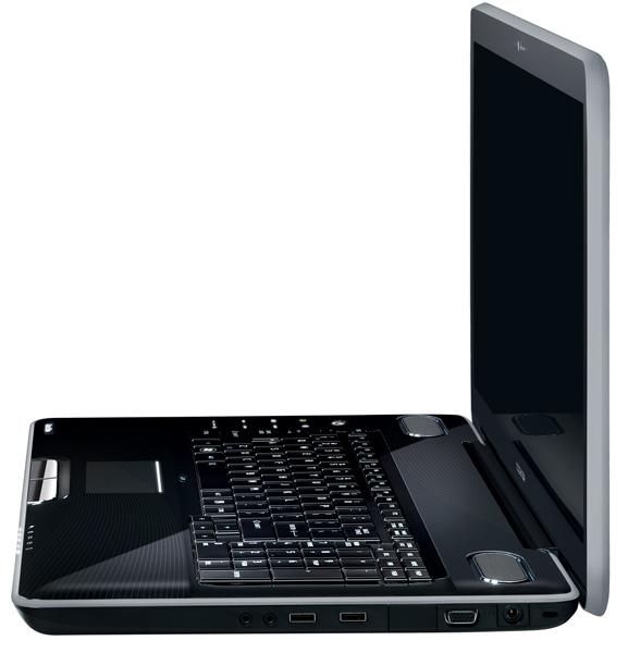 Toshiba Satellite P500: 18-дюймовый ноутбук с разрешением FullHD-7