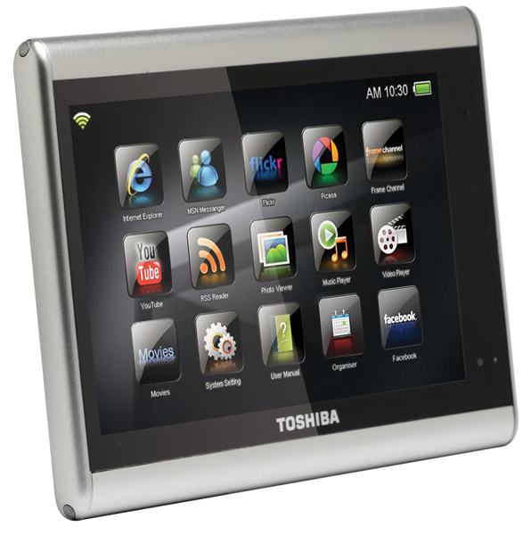 Toshiba JournE: 7-дюймовый интернет-планшет на Windows CE