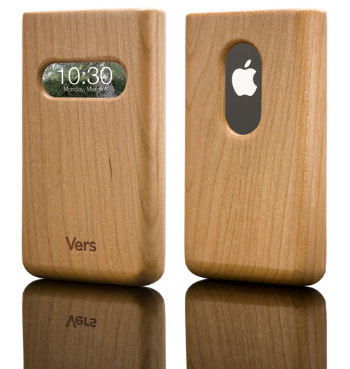 Деревянные чехлы для iPhone компании Vers