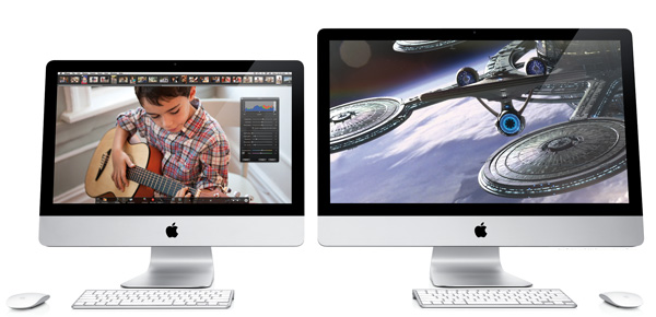 Свежие Эпл iMac с линиями 22 и 27 дм
