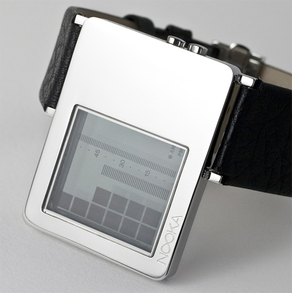 Nooka ZAZ: диодные часы спрозрачным дисплеем-2