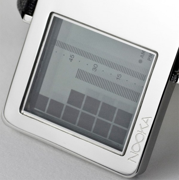Nooka ZAZ: диодные часы спрозрачным дисплеем-3