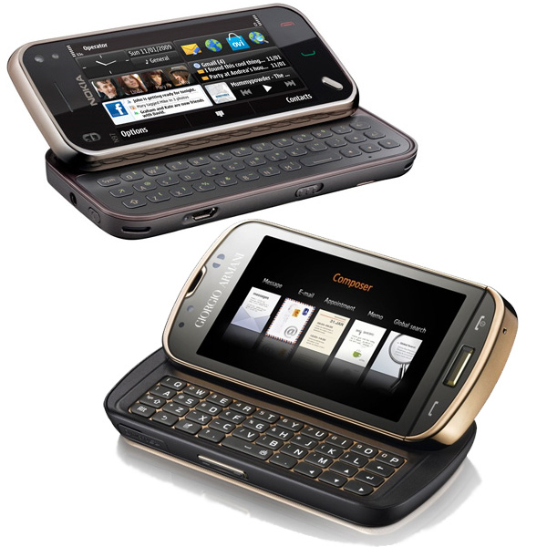 Windows-телефон «Самсунг» B7620 Giorgio Armani похожий на Нокия N97 Mini-3