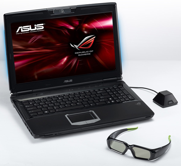 ASUS G51J 3D: первый в мире ноутбук с технологией NVIDIA 3D Vision