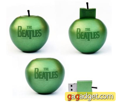 Зеленое яблоко: эксклюзивный USB-накопитель с 14 альбомами The Beatles