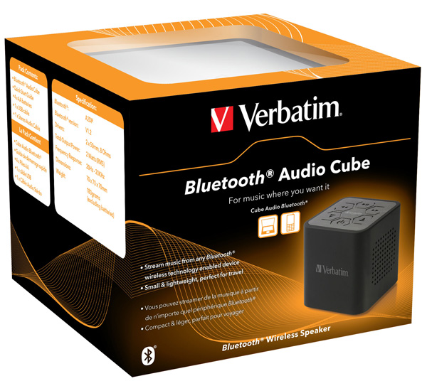 Verbatim Bluetooth Audio Cube: портативная акустика для телефонов-3