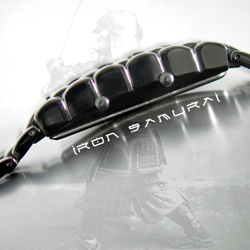 Iron Samurai: воплощенный концепт светодиодных часов-браслета-4