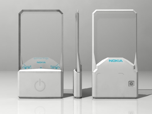 Концепт телефона Nokia с прозрачным сенсорным дисплеем-2