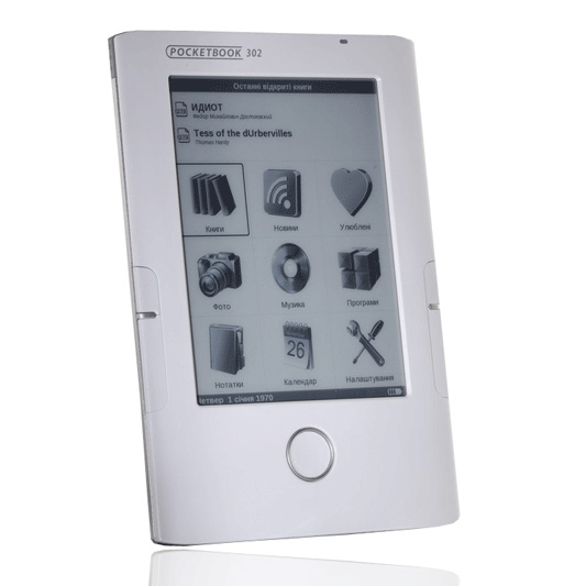PocketBook 302: ебук с 6-дюймовым сенсорным экраном