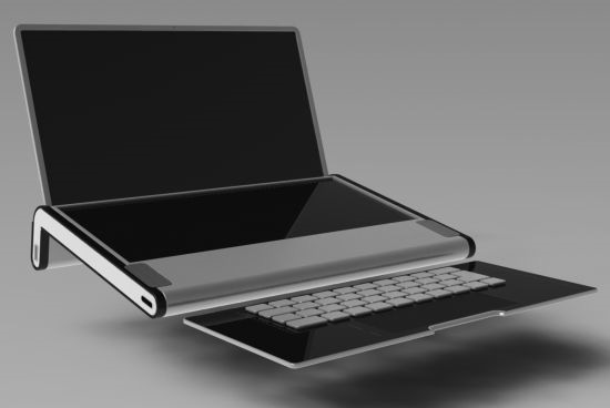 Концепт универсального ноутбука с сенсорной панелью (видео)