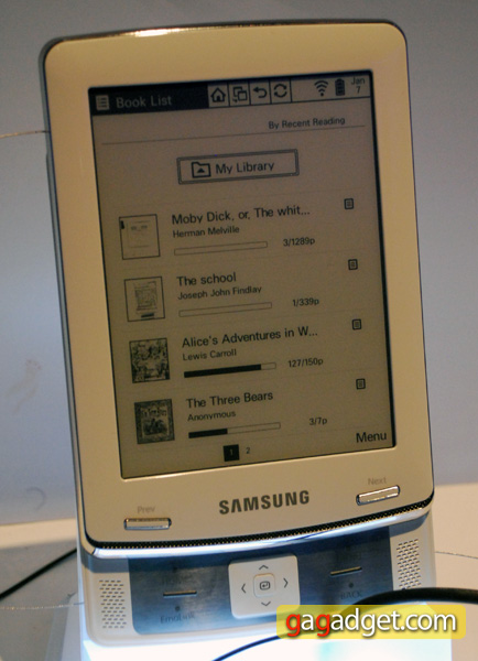 Samsung на CES 2010: 4 электронные книги-11