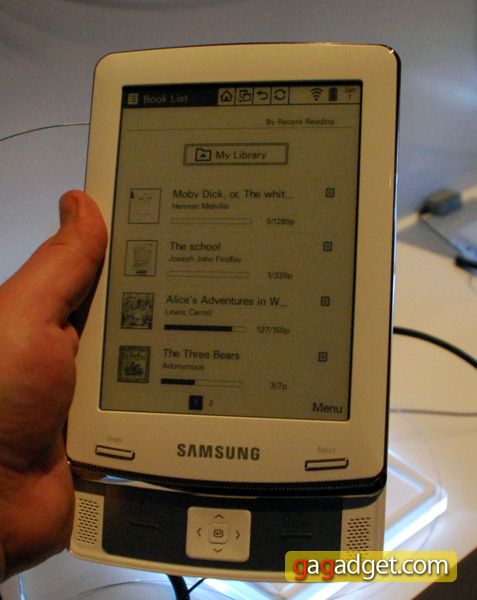 Samsung на CES 2010: 4 электронные книги-12