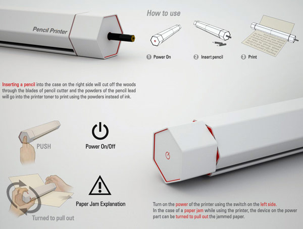 Вторая версия концепта Pencil Printer: еще проще, еще удобнее! (видео)-2