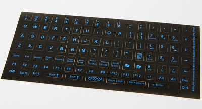 Подсветка клавиатуры для бедных: светящиеся наклейки-2