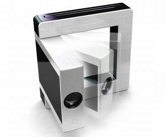 Beamplayer: концепт портативного проектора со встроенным домашним кинотеатром-3