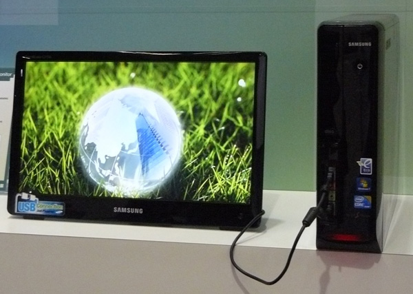 Samsung готовится к серийному производству мониторов с питанием от USB в 2011 году