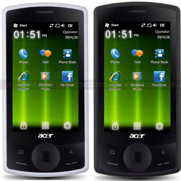 Украинская премьера смартфонов Acer: два WM-аппарата и один Android-8