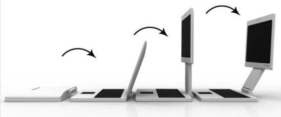 Концепт ноутбука, трансформирующегося в настольный компьютер-2