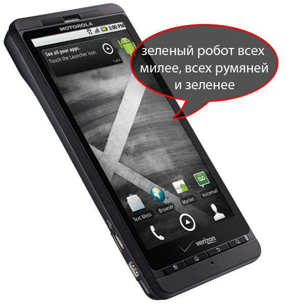 Android-кавалерия: Motorola Droid X с 4.3-дюймовым экраном и поддержкой HDMI