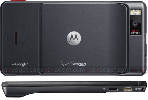 Android-кавалерия: Motorola Droid X с 4.3-дюймовым экраном и поддержкой HDMI-3