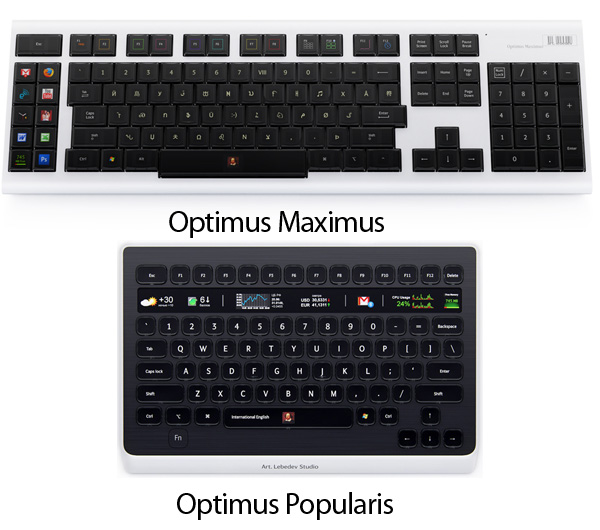 Optimus Popularis: клавиатура студии Лебедева дешевле 1000 долларов-2