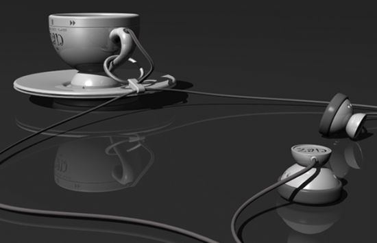 Zan: концепт плеера в чашке для кофе-4