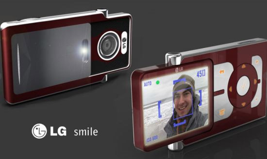 LG Smile: изумительный концепт раскладного телефона с камерой