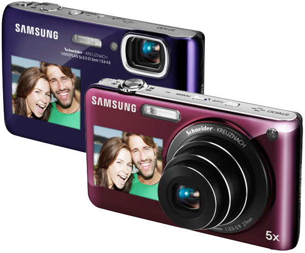 Samsung ST100 и ST600: пара компактных камер с двумя дисплеями и широкоугольной оптикой