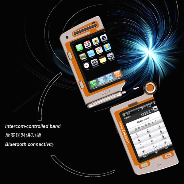 Дивный двухдисплейный концепт мобильного телефона Sony Ericsson-6