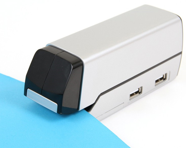 Электрический степлер Thanko с 4-портовым USB-хабом-7