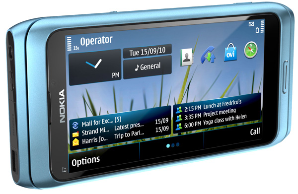 Nokia E7: QWERTY-коммуникатор с 4-дюймовым ёмкостным AMOLED-дисплеем-6