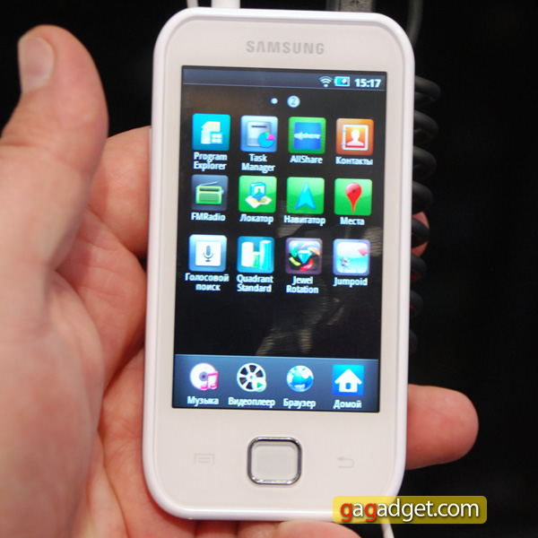 Samsung Galaxy YP-G50: нежданный плеер на Android 2.1
