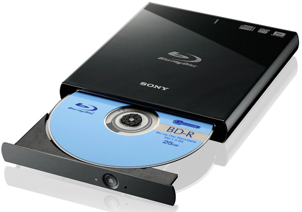 25 гигабайт за 20 минут: внешний пишущий BD-привод Sony BDX-S500U