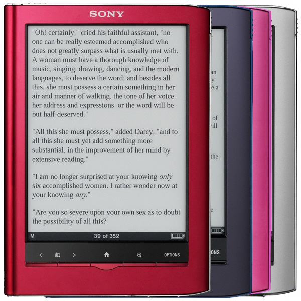 Электронные книги Sony 2010 года: цены падают, память растет-3