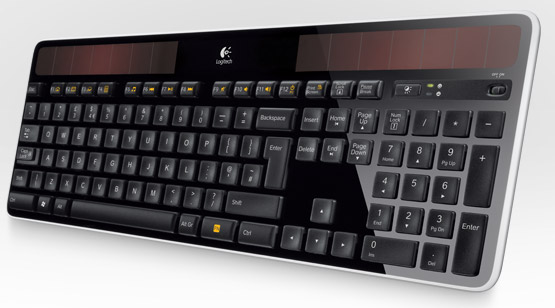 Logitech K750: беспроводная клавиатура, работающая от солнечных батарей
