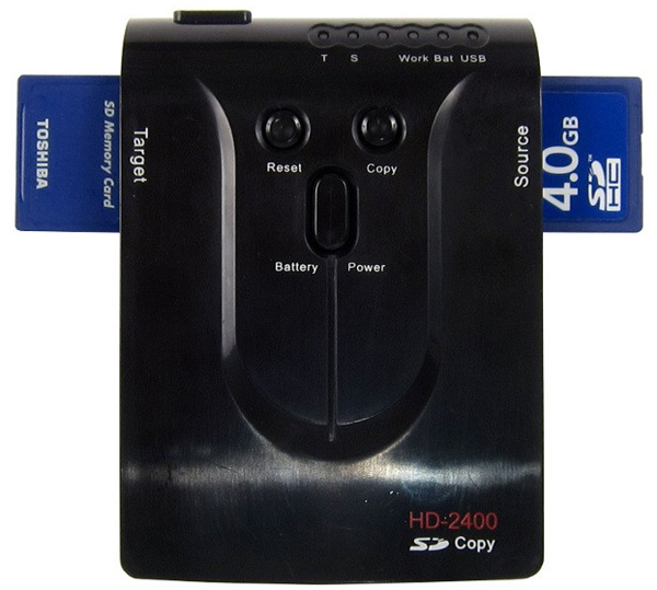 Thanko HD-2400: дубликатор карт SD и microSD-2
