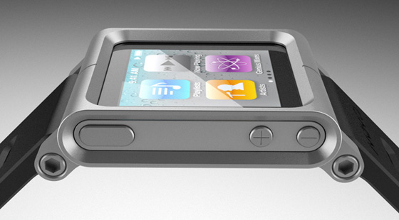 TikTok и LunaTik: аксессуары для iPod nano, превращающие плеер в наручные часы-2