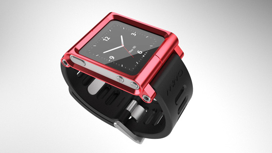 TikTok и LunaTik: аксессуары для iPod nano, превращающие плеер в наручные часы-4
