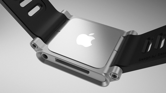 TikTok и LunaTik: аксессуары для iPod nano, превращающие плеер в наручные часы-5