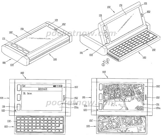 LG патентует двухдисплейные смартфоны