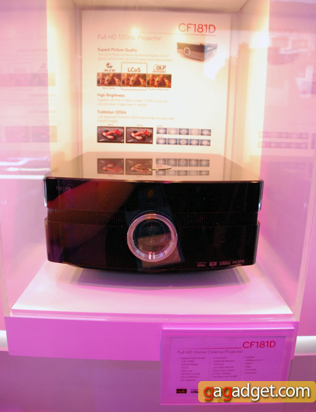Проекторы LG на CES, включая первый в мире 3D-проектор CF3D-10