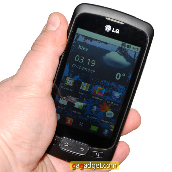 Сын ошибок трудных: подробный обзор Android-смартфона LG Optimus One