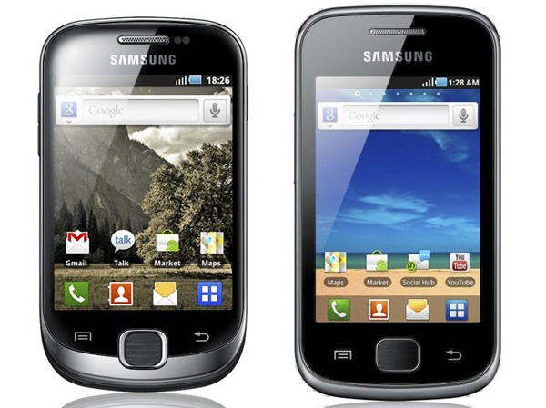 Заполняя промежутки: Android-смартфоны Samsung Gio и Fit
