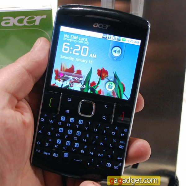 MWC 2011: Android-смартфоны Acer Iconia Smart, beTouch E210 и Liquid Mini своими глазами (видео)-14