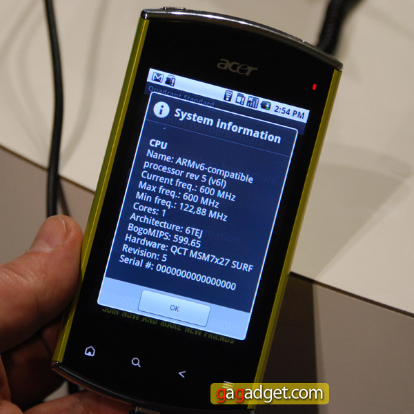 MWC 2011: Android-смартфоны Acer Iconia Smart, beTouch E210 и Liquid Mini своими глазами (видео)-29