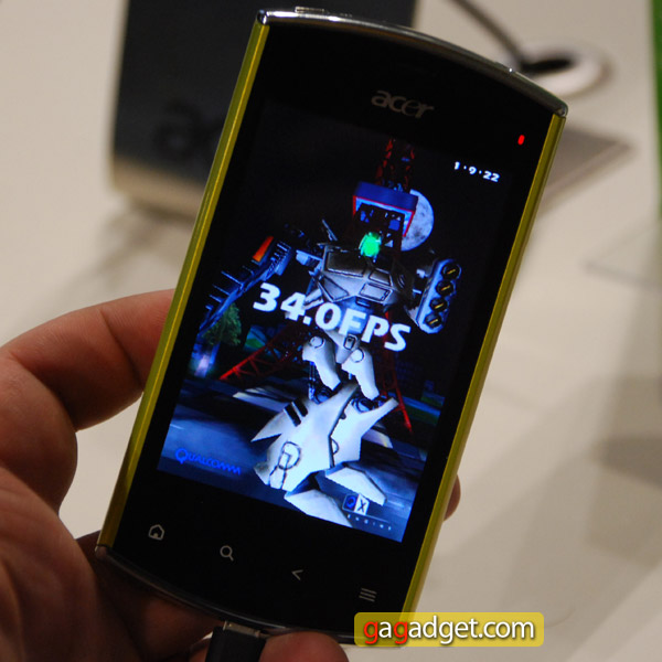 MWC 2011: Android-смартфоны Acer Iconia Smart, beTouch E210 и Liquid Mini своими глазами (видео)-32