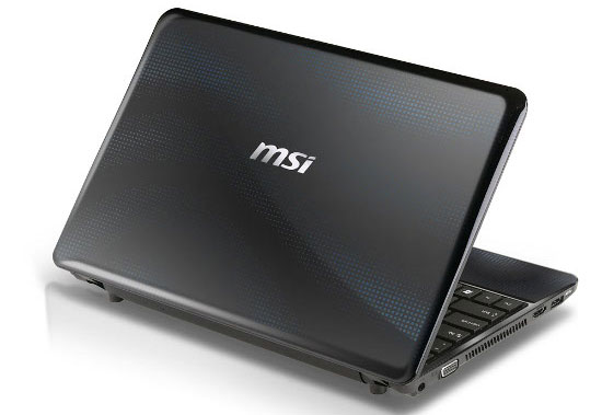 MSI Wind U270: 12-дюймовый ноутбук с процессором AMD E-350-2