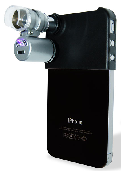 60-кратный мини-микроскоп для iPhone 4