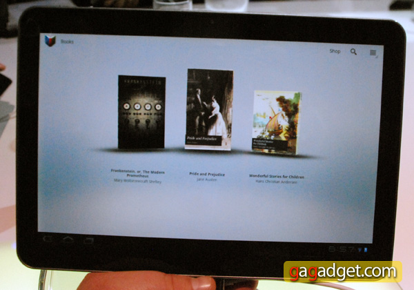 MWC 2011: Android-планшет Samsung Galaxy Pad 10.1 своими глазами-8